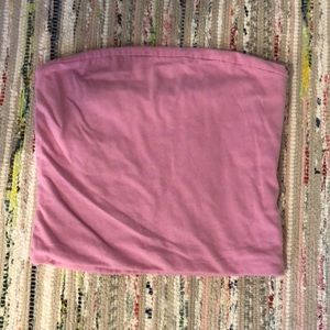pink brandy melville tube top